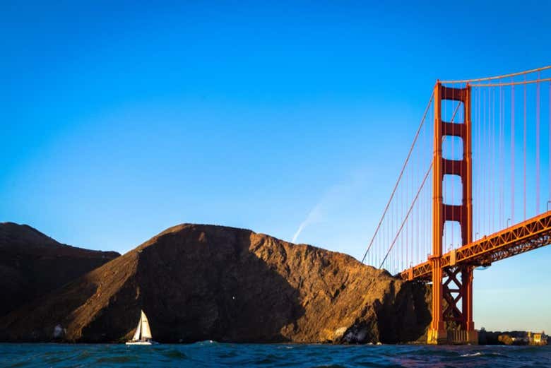 Sail past the San Francisco Gate